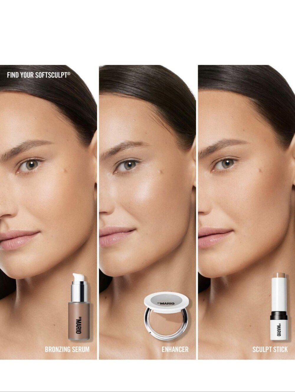 Makeup By Mario Soft Sculpt Bronzing & Shaping Serum: Light w/Makeup Sponge, NIB - Picture 9 of 9